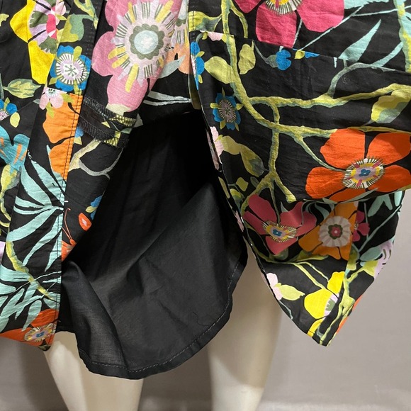 SOLD🌟J. Crew 100% Cotton Floral Drop Waist Midi Skirt Sz-Xtra Small/00 - Picture 8 of 11